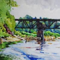 Bridge Over the Snohomish River